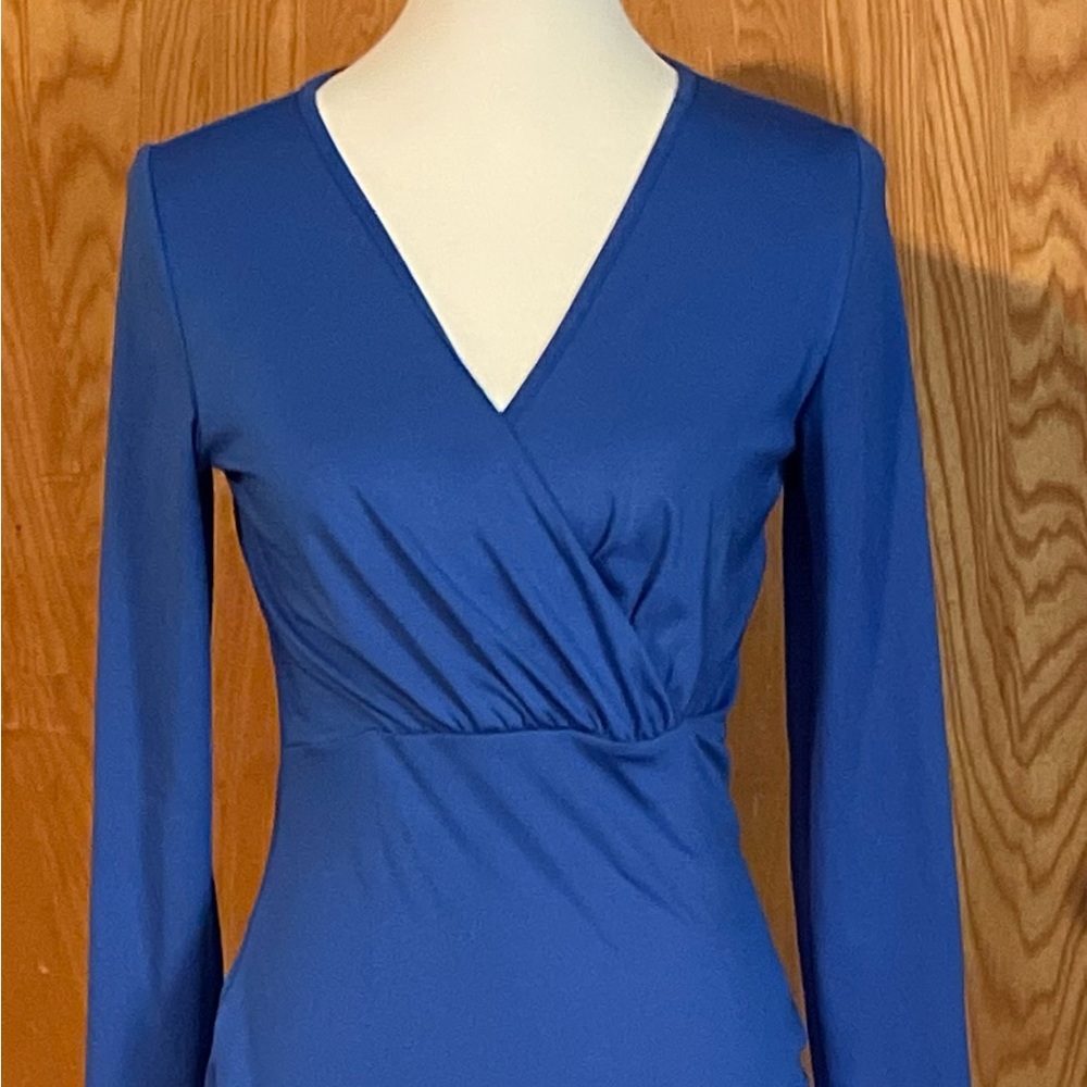 Sexy devil in a blue dress! Vintage style. Size 8/M. Floor length.
